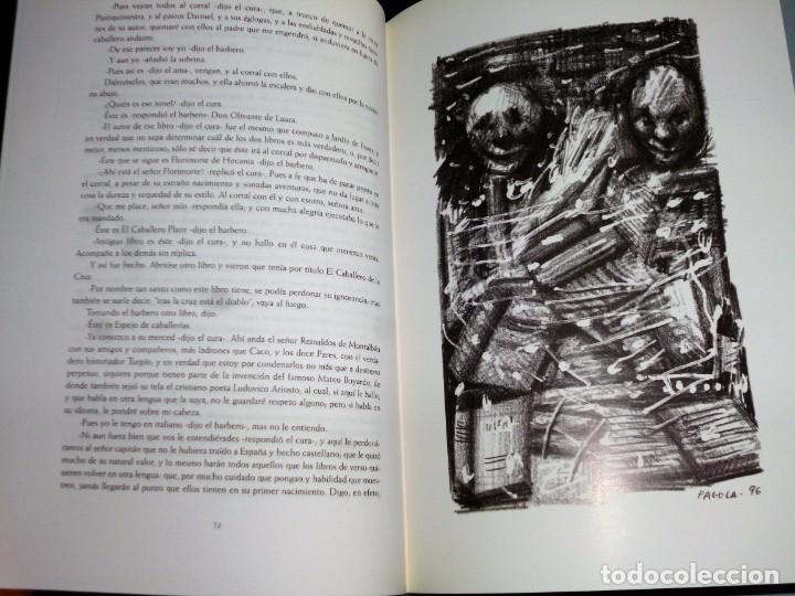 Libros de segunda mano: DON QUIJOTE DE LA MANCHA. EDICI&Oacute;N CONMEMORATIVA. 2 TOMOS. - Foto 6