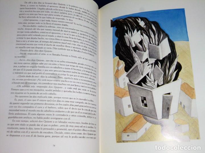 Libros de segunda mano: DON QUIJOTE DE LA MANCHA. EDICI&Oacute;N CONMEMORATIVA. 2 TOMOS. - Foto 7