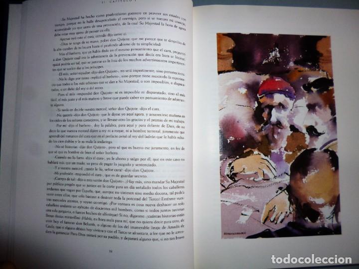 Libros de segunda mano: DON QUIJOTE DE LA MANCHA. EDICI&Oacute;N CONMEMORATIVA. 2 TOMOS. - Foto 13