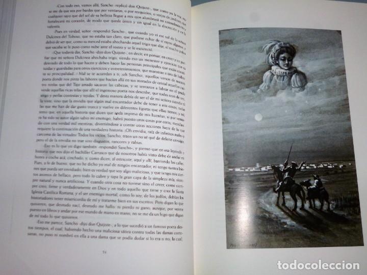 Libros de segunda mano: DON QUIJOTE DE LA MANCHA. EDICI&Oacute;N CONMEMORATIVA. 2 TOMOS. - Foto 15