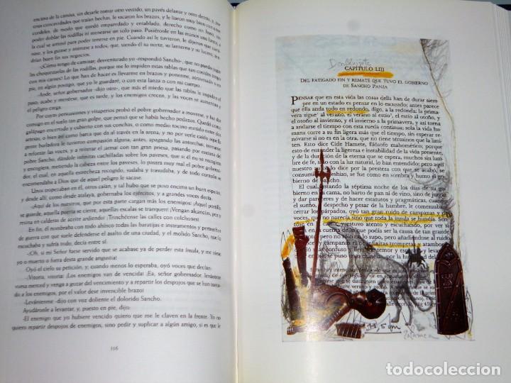 Libros de segunda mano: DON QUIJOTE DE LA MANCHA. EDICI&Oacute;N CONMEMORATIVA. 2 TOMOS. - Foto 22