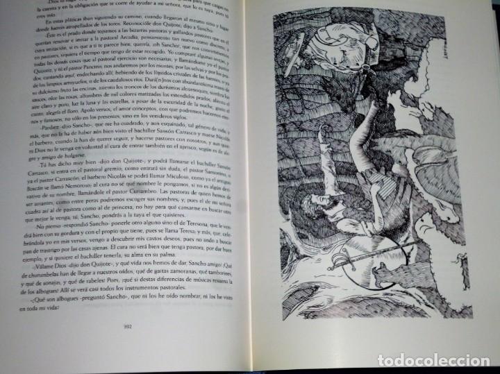 Libros de segunda mano: DON QUIJOTE DE LA MANCHA. EDICI&Oacute;N CONMEMORATIVA. 2 TOMOS. - Foto 25