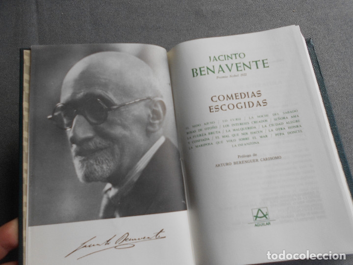 Libros de segunda mano: COMEDIAS ESCOGIDAS. JACINTO BENAVENTE - Foto 1