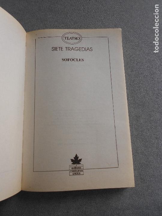 Libros de segunda mano: SIETE TRAGEDIAS - Foto 2