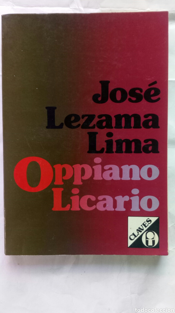 Libros de segunda mano: Oppiano Licario. Jos&eacute; Lezama Lima. - Foto 1