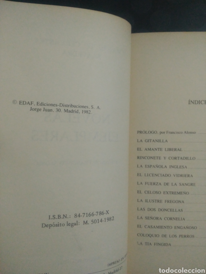 Libros de segunda mano: Novelas ejemplares Cervantes editorial edaf de bolsillo - Foto 4