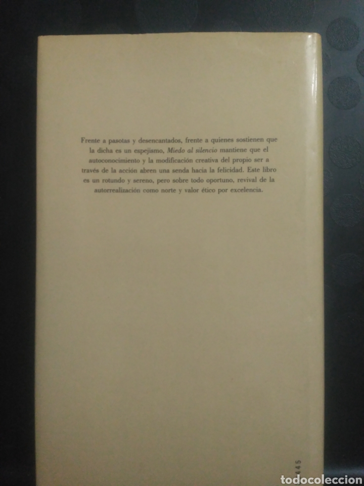 Libros de segunda mano: Miedo al silencio, Joan corbella Roig, c&iacute;rculo de lectores - Foto 2