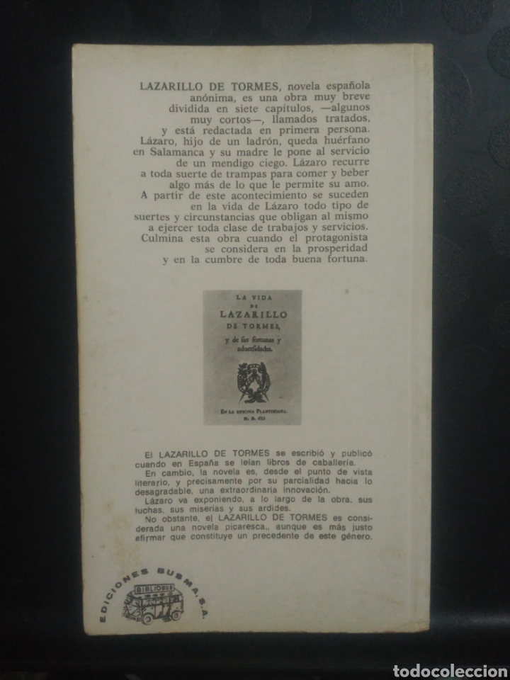 Libros de segunda mano: La vida de Lazarillo de Tormes, an&oacute;nimo - Foto 2