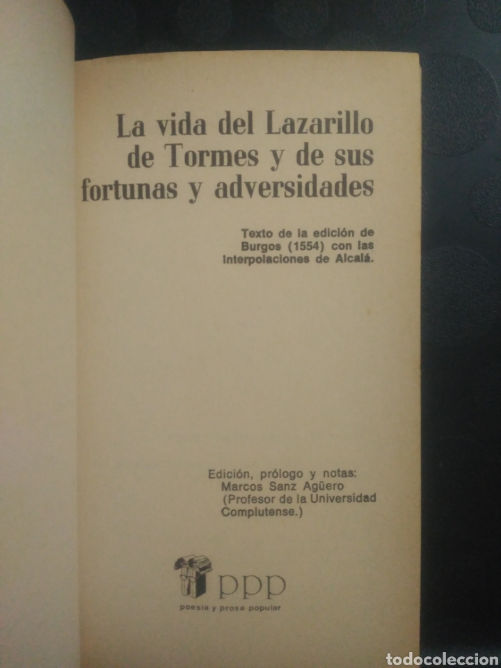 Libros de segunda mano: La vida de Lazarillo de Tormes, an&oacute;nimo - Foto 3