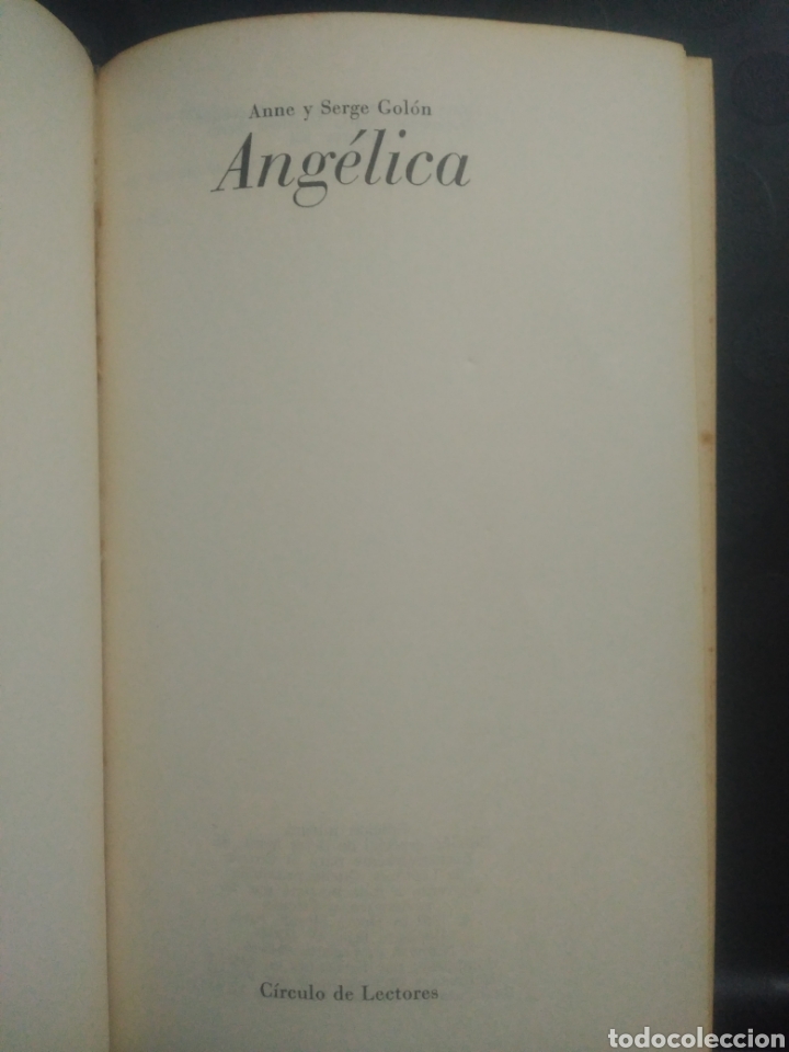 Libros de segunda mano: Ang&eacute;lica , Anne y Serge Golon, c&iacute;rculo de lectores - Foto 3