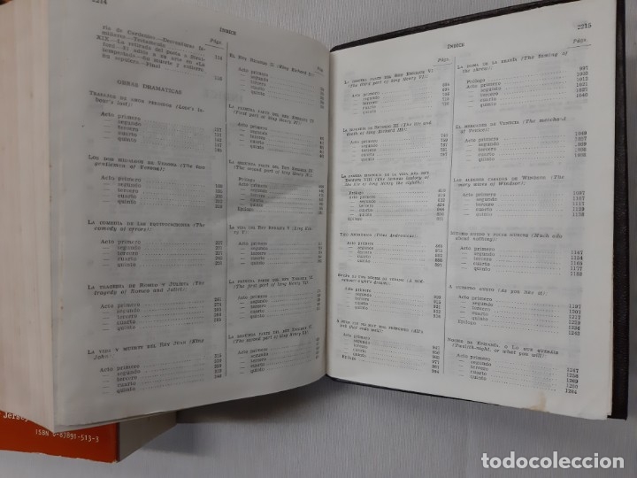 Libros de segunda mano: WILLIAM SHAKESPEARE OBRAS COMPLETAS, AGUILAR 1951 - Foto 8