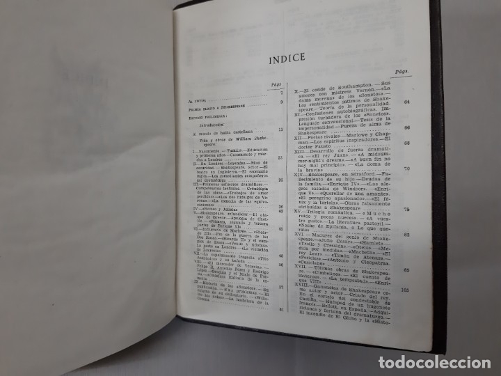 Libros de segunda mano: WILLIAM SHAKESPEARE OBRAS COMPLETAS, AGUILAR 1951 - Foto 9