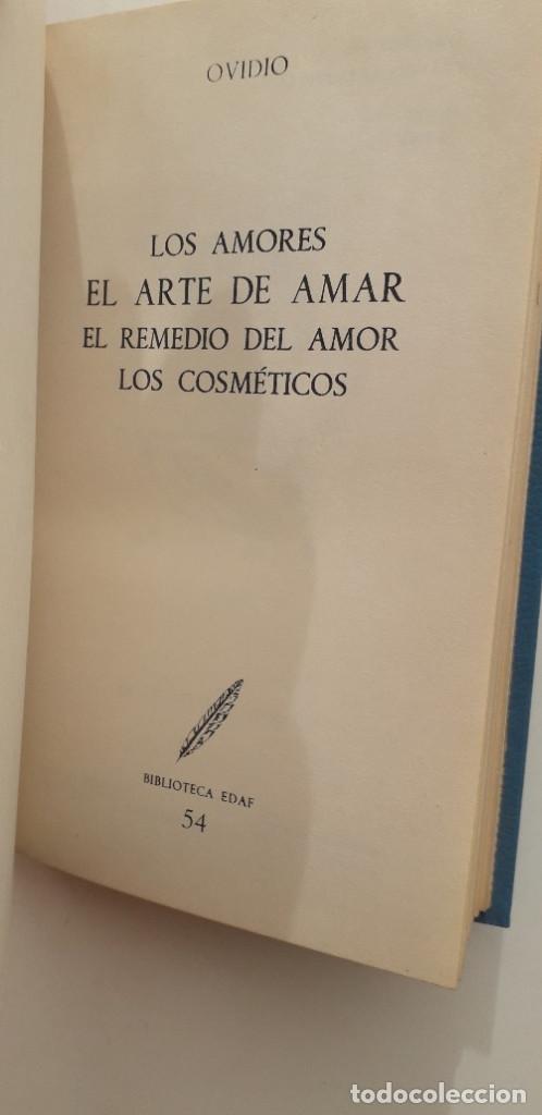 Libros de segunda mano: EL ARTE DE AMAR - OVIDIO (EDAF 1969) - Foto 3