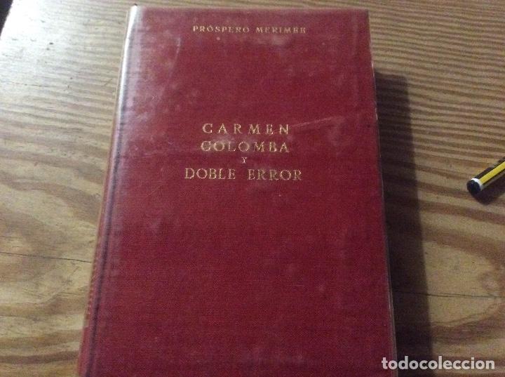 Libros de segunda mano: CARMEN COLOMBA Y DOBLE ERROR - Merimee,Prospero - Foto 1