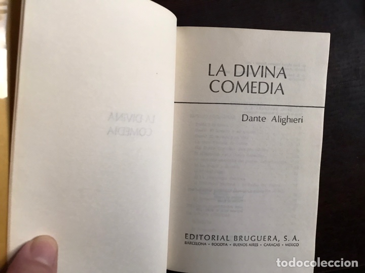 Libros de segunda mano: La divina comedia. Dante Allghieri. - Foto 3