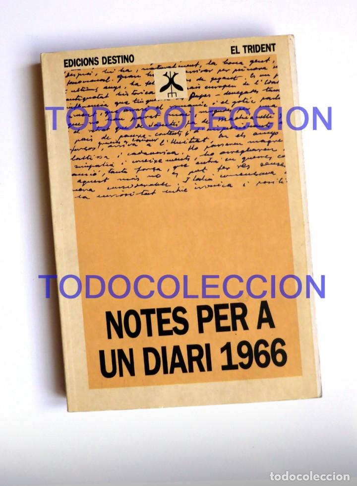 Libros de segunda mano: NOTES PER A UN DIARI 1966 - JOSEP PLA - Foto 1