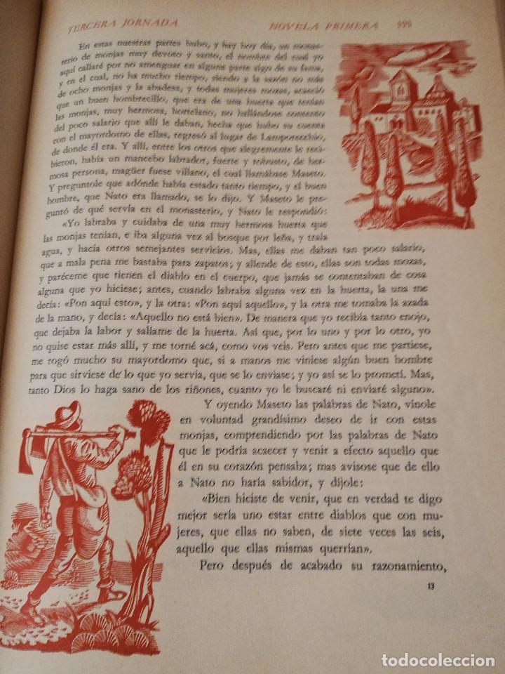 Libros de segunda mano: DECAMERON (GIOVANNI BOCCACCIO) VOLUMEN I (EDICIONES NAUTA) - Foto 8
