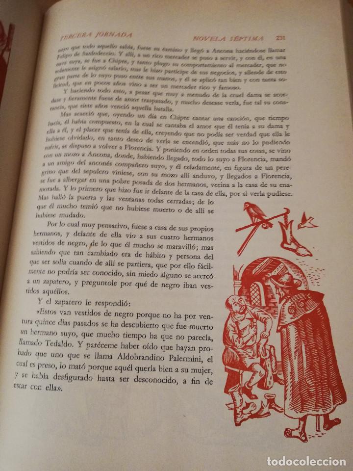 Libros de segunda mano: DECAMERON (GIOVANNI BOCCACCIO) VOLUMEN I (EDICIONES NAUTA) - Foto 10
