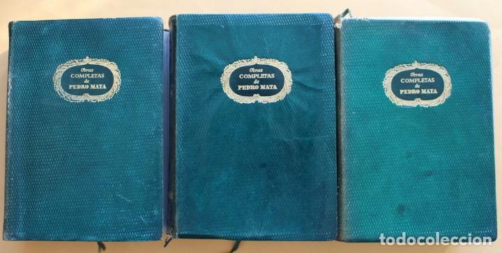 Libros de segunda mano: OBRAS COMPLETAS - PEDRO MATA - EDITORIAL TESORO 1951 - Foto 2