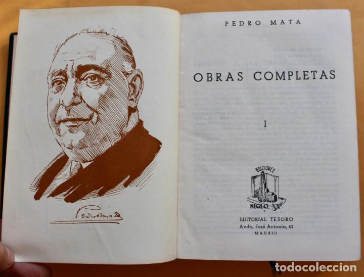 Libros de segunda mano: OBRAS COMPLETAS - PEDRO MATA - EDITORIAL TESORO 1951 - Foto 6