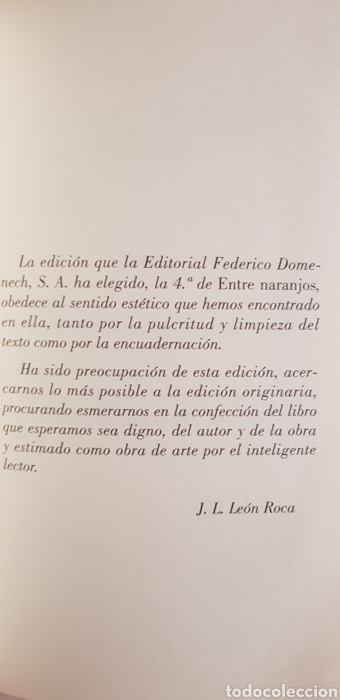 Libros de segunda mano: Entre naranjos.Blasco Iba&ntilde;ez. - Foto 3