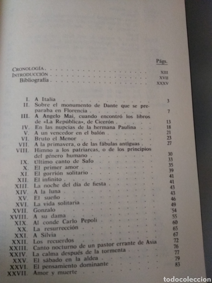 Libros de segunda mano: Cantos. Leopardi - Foto 4