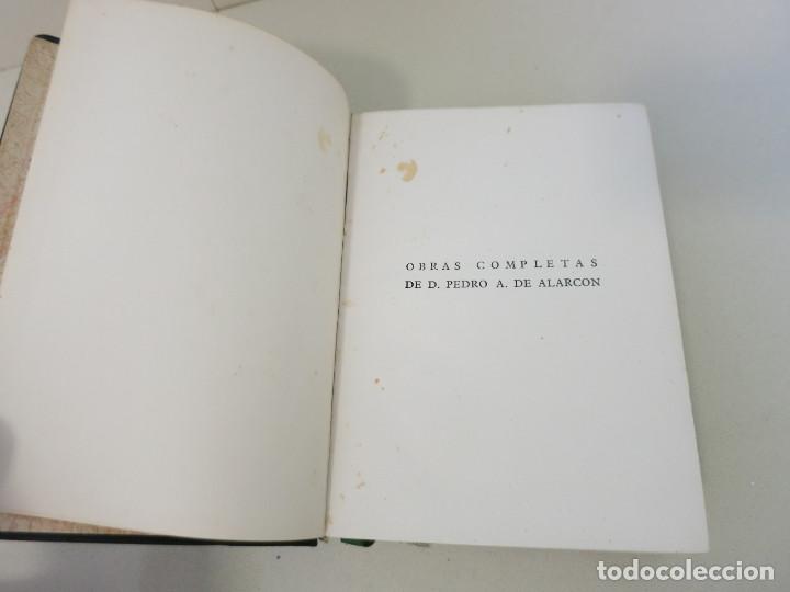 Libros de segunda mano: OBRAS COMPLETAS JUAN PEDRO DE ALARCON EDICIONES FAX - Foto 2
