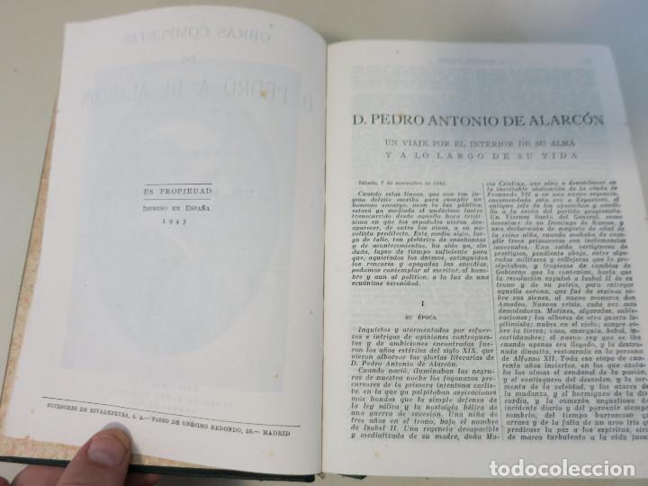Libros de segunda mano: OBRAS COMPLETAS JUAN PEDRO DE ALARCON EDICIONES FAX - Foto 4