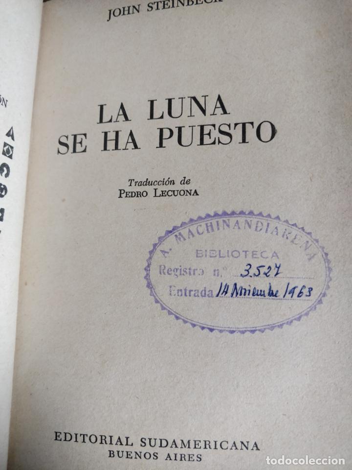 Libros de segunda mano: LA LUNA SE HA PUESTO - JOHN STEINBECK - Foto 2
