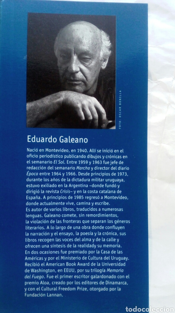 Libros de segunda mano: Bocas del tiempo. Eduardo Galeano. - Foto 4