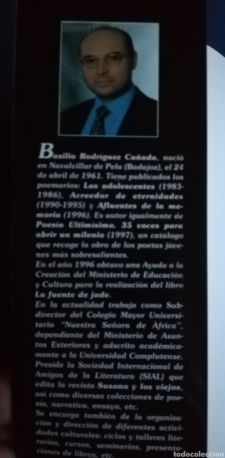 Libros de segunda mano: La fuente de Jade Basilio Rodr&iacute;guez Ca&ntilde;ada - Foto 2