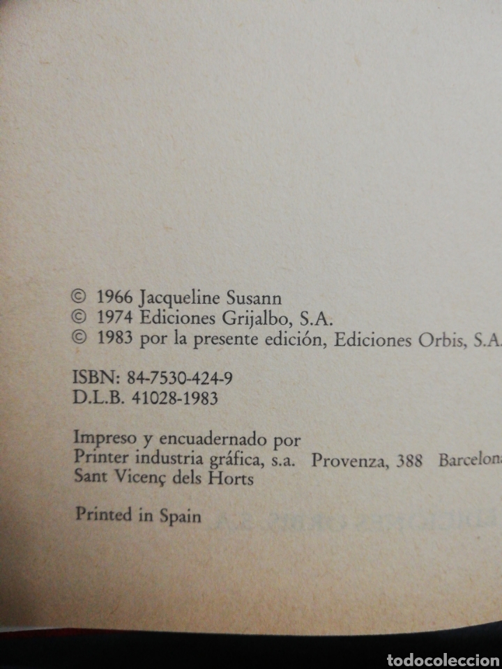 Libros de segunda mano: El valle de las mu&ntilde;ecas Jacqueline Susann ,biblioteca grandes &eacute;xitos - Foto 4