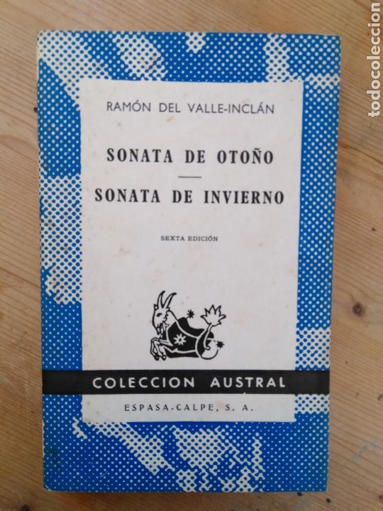 Libros de segunda mano: Ram&oacute;n del Valle-Incl&aacute;n/Sonata de oto&ntilde;o. Sonata de invierno - Foto 1