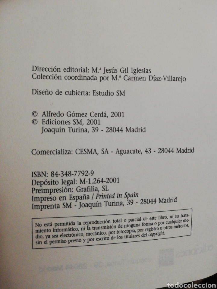 Libros de segunda mano: La puerta falsa ,Alfredo G&oacute;mez Cerda ,editorial SM - Foto 4
