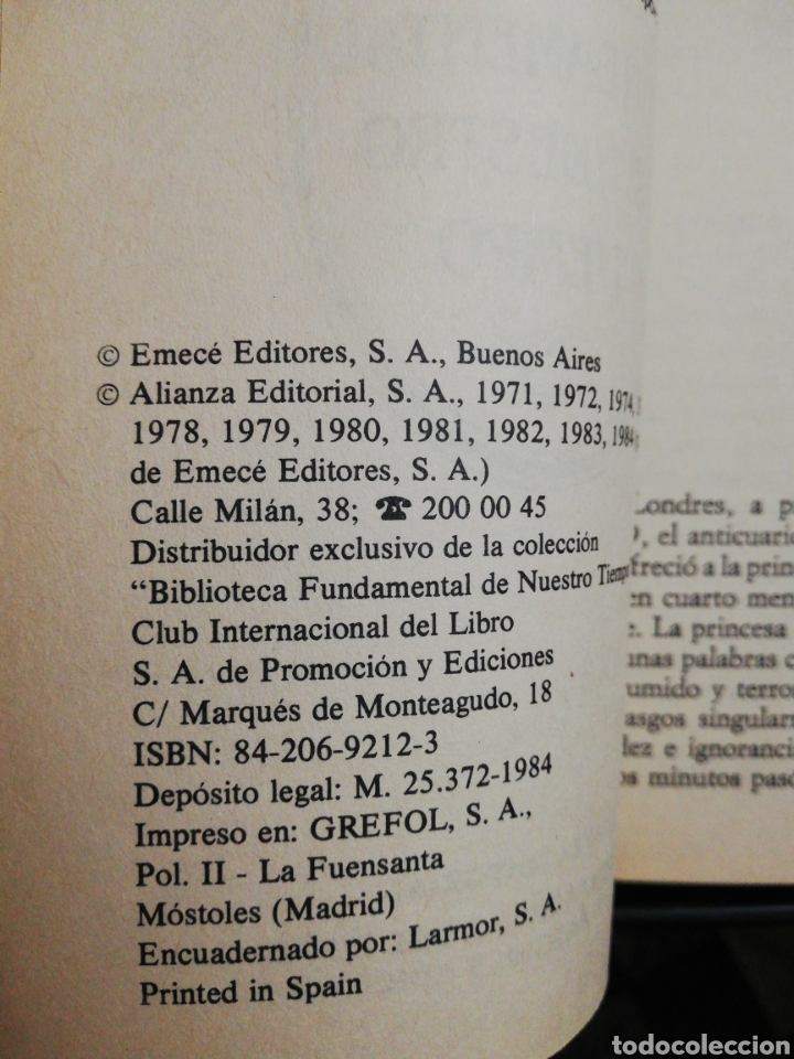 Libros de segunda mano: El aleph, Jorge Luis Borges ,editorial alianza - Foto 4