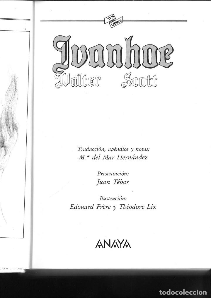 Libros de segunda mano: IVANHOE. Walter Scott - Foto 2