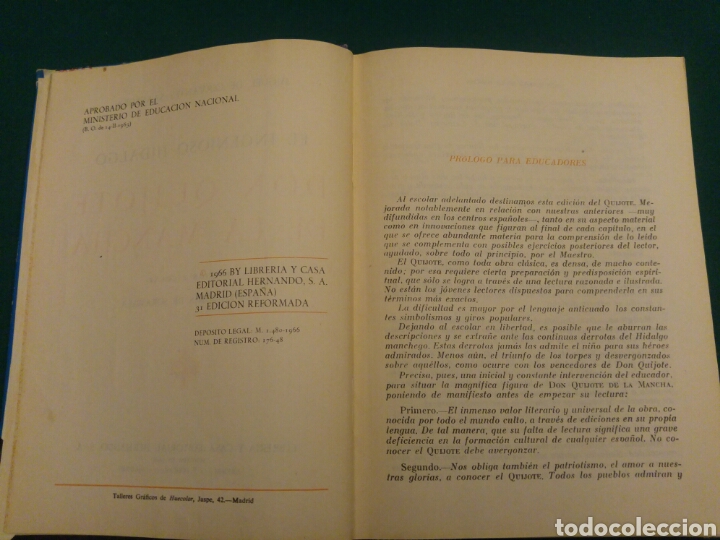 Libros de segunda mano: Don Quijote de la Mancha. Editorial Hernando. - Foto 4