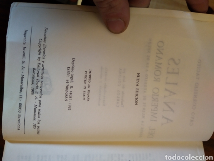 Libros de segunda mano: T&Aacute;CITO. ANALES. OBRAS MAESTRAS #0040 - Foto 3
