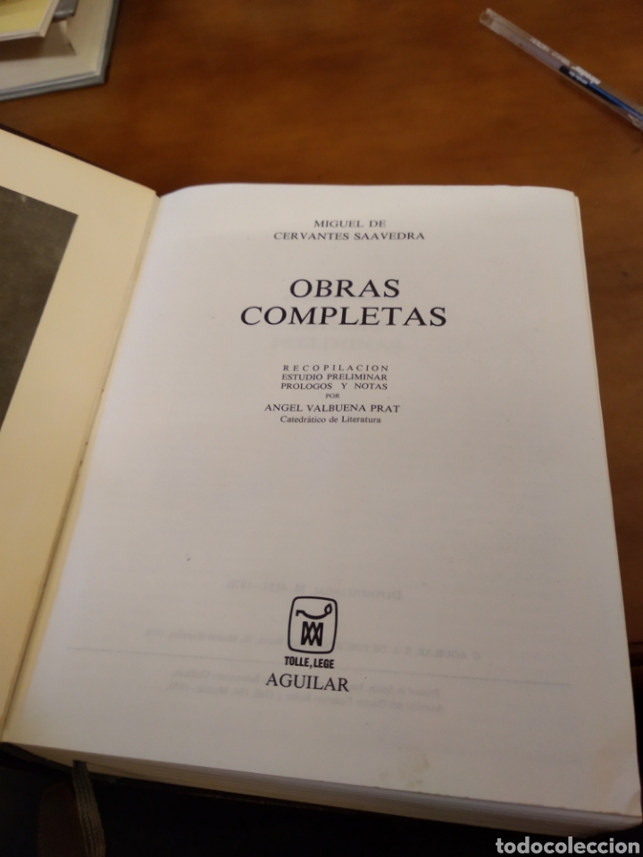 Libros de segunda mano: MIGUEL DE CERVANTES. OBRAS COMPLETAS - Foto 3