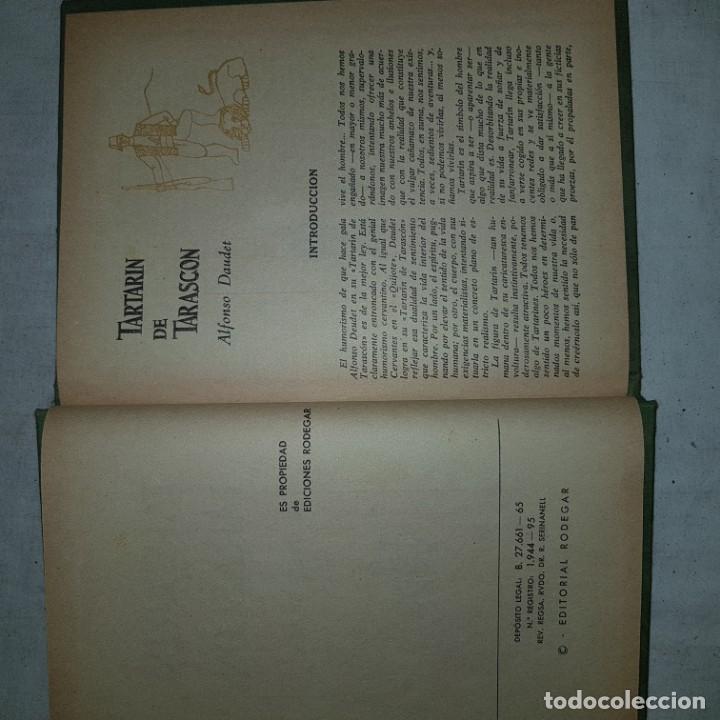 Libros de segunda mano: TARTARIN DE TARASCON - ALFONSO DAUDET -ED.RODEGAR . 1965 - Foto 3