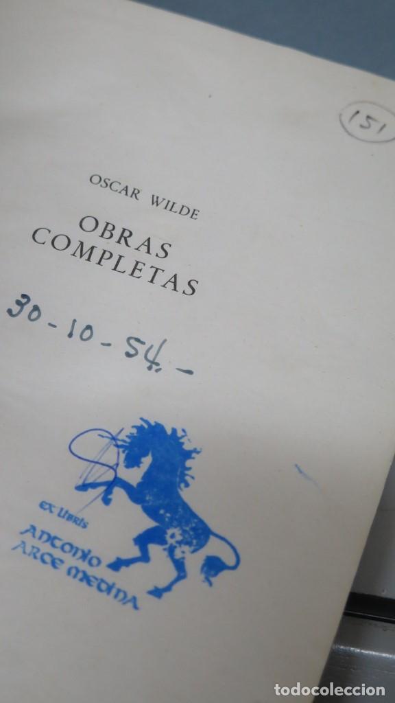 Libros de segunda mano: 1954.- OBRAS COMPLETAS. WILDE. AGUILAR - Foto 5
