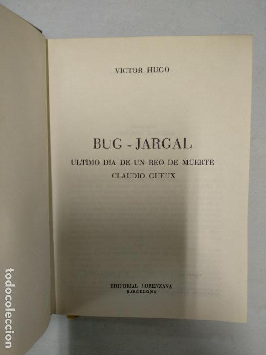 Libros de segunda mano: VICTOR HUGO - BUG JARGAL / CLAUDIO GUEUX..... - EDITORIAL LORENZANA - Foto 2