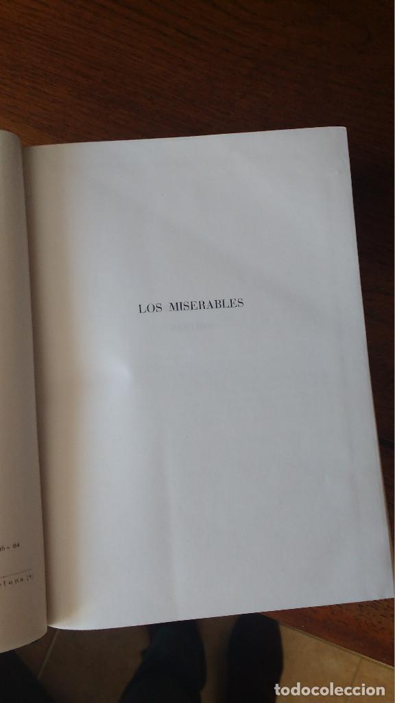 Libros de segunda mano: Obras de Victor Hugo. Tomo II, Los Miserables.1964 - Foto 6