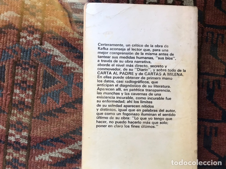 Libros de segunda mano: Cartas al padre. Cartas a Milena. Kafka. Edaf - Foto 2