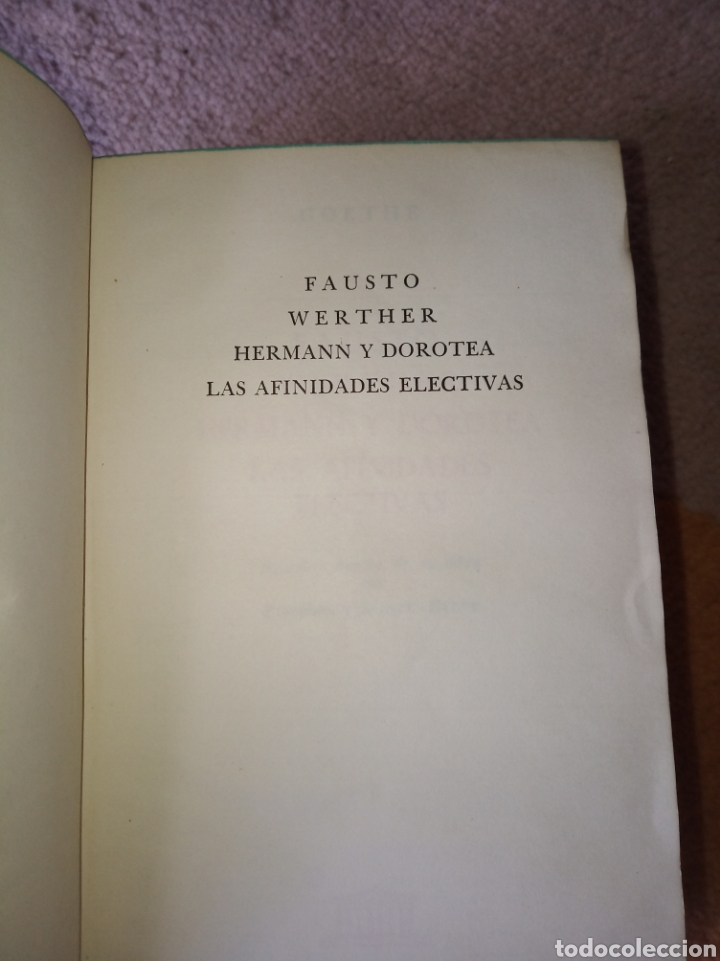 Libros de segunda mano: Goethe, obras escogidas - Foto 4