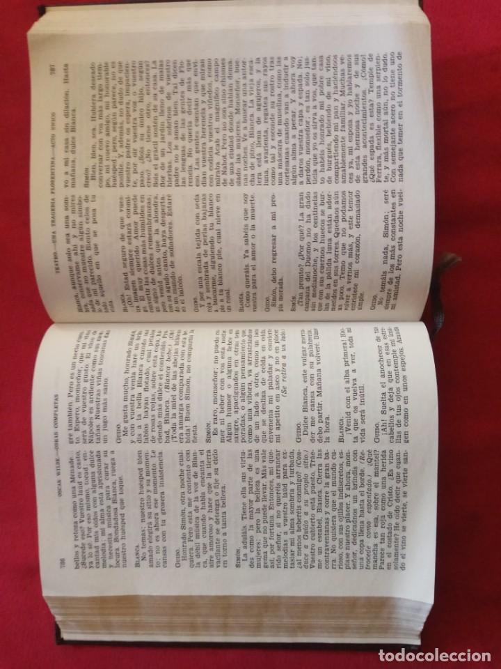 Libros de segunda mano: OBRAS COMPLETAS OSCAR WILDE, AGUILAR 1967. - Foto 4