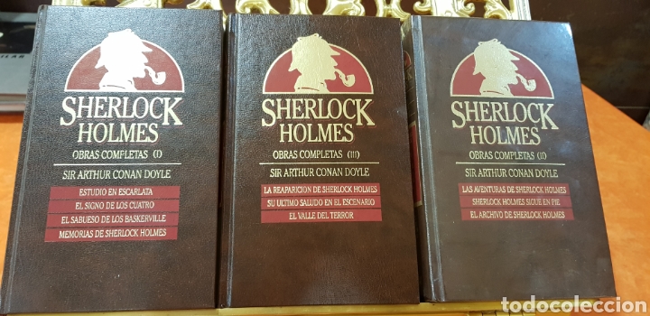 Libros de segunda mano: SERLOCK HOLMES ,obras completas. - Foto 1