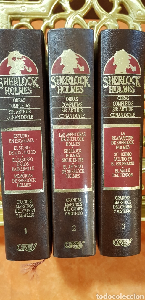 Libros de segunda mano: SERLOCK HOLMES ,obras completas. - Foto 2