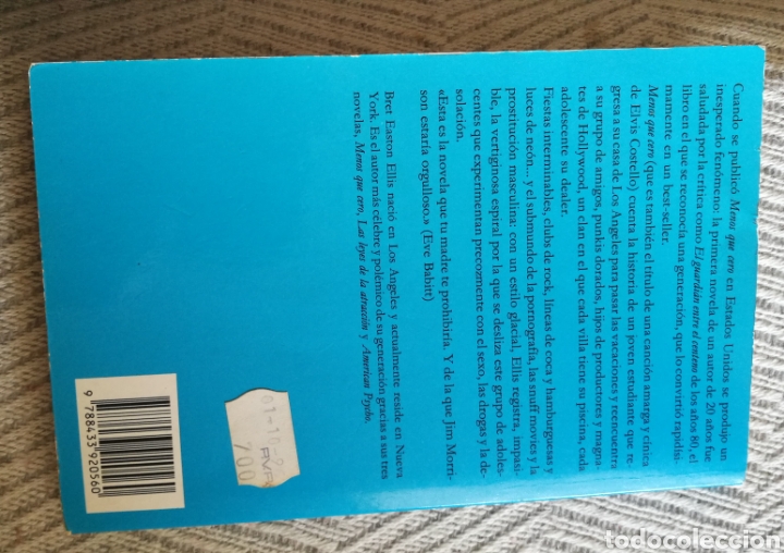 Libros de segunda mano: Menos que cero Bret Easton Ellis - Foto 2