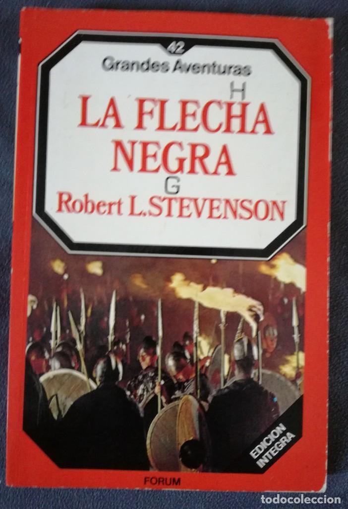 Libros de segunda mano: Stevenson. La Flecha Negra. Ed. Forum - Foto 1